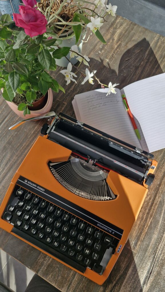 machine à écrire pour création d'instants poétiques : une animation mariage unique